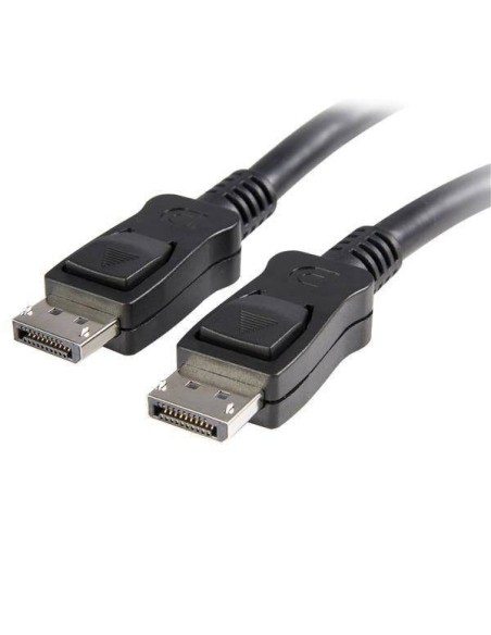 Cable 1,8m Certificado DisplayPort 2x Macho DP - Negro