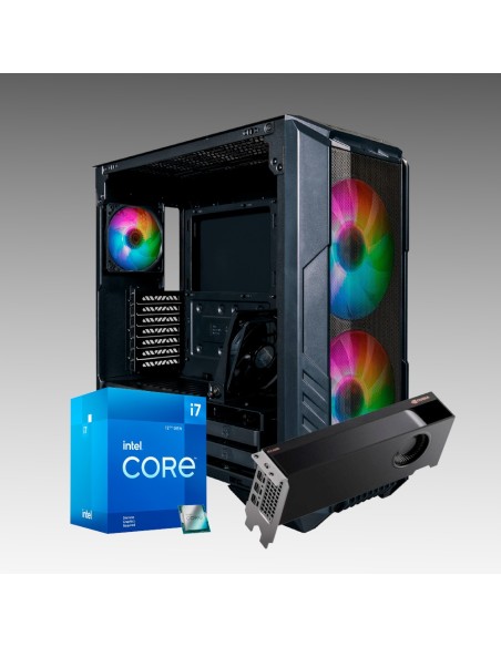 Workstation Intel I7 12700F / RTX A2000 / 16GB RAM