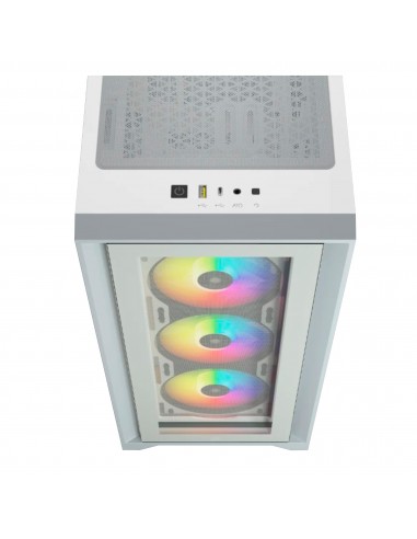 Gabinete Corsair iCUE 4000X WHITE RGB