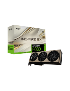 Tarjeta de Video MSI RTX 5080 INSPIRE 3X 16GB OC
