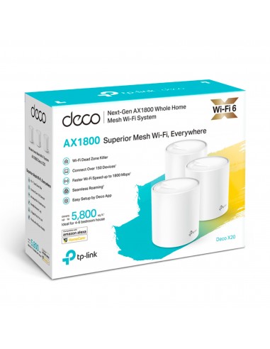 Deco TP-Link X20 WIFI 6 AX1800 3-PACK
