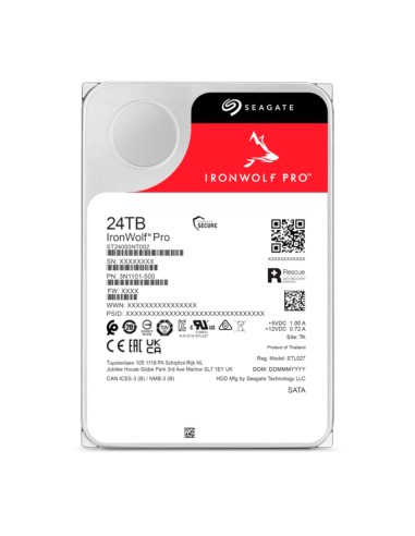 Disco Duro HDD IRONWOLF PRO 24TB 7200RPM