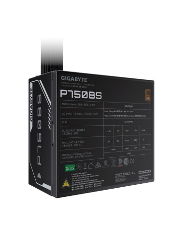 Fuente de Poder Gigabyte P750BS Bronze (750W)