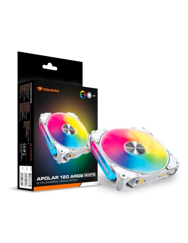 Ventilador Cougar Apolar 120 ARGB White