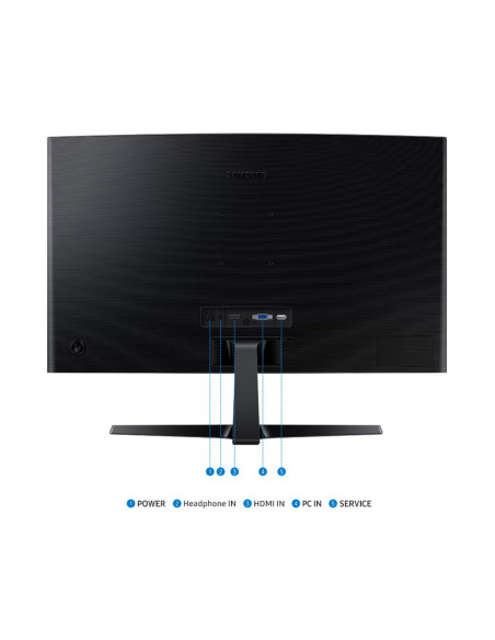 Monitor Samsung Essential S3 27” S36GD FHD CURVO 100Hz 4ms VA