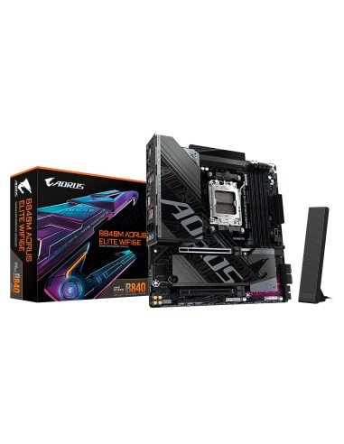 Placa Madre Gigabyte B840M Aorus ELITE WIFI6E