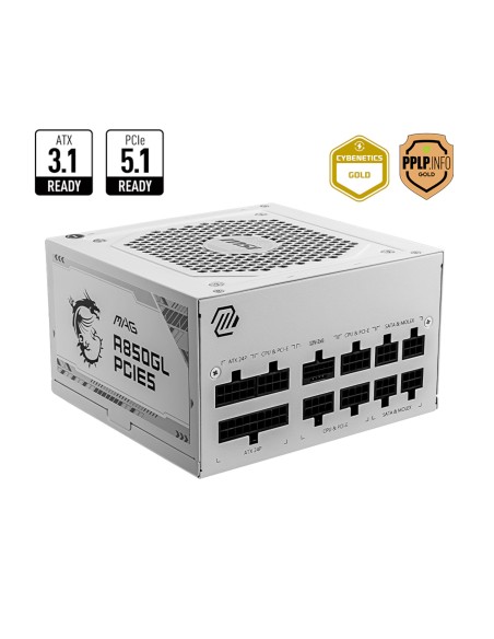Fuente de Poder MSI MAG A850GL PCIE5 White