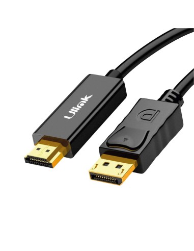 Cable de video DisplayPort Macho a HDMI 4K 1,8m