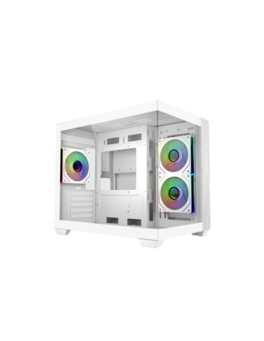 Gabinete CoolerMaster Elite 481 Wood White