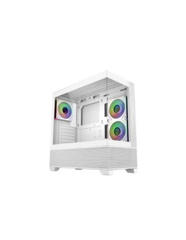 Gabinete CoolerMaster Elite 690 Wood White