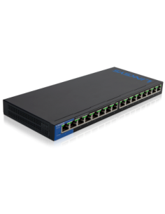 Switch Linksys LGS116P 16 Puertos Gigabit 8 PoE+ 80W
