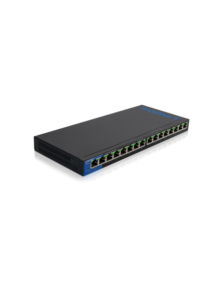 Switch Linksys LGS116P 16 Puertos Gigabit 8 PoE+ 80W