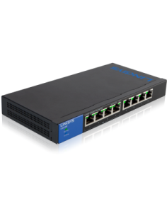 Switch Linksys LGS108P 8 Puertos Gigabit 4 PoE+ 50W