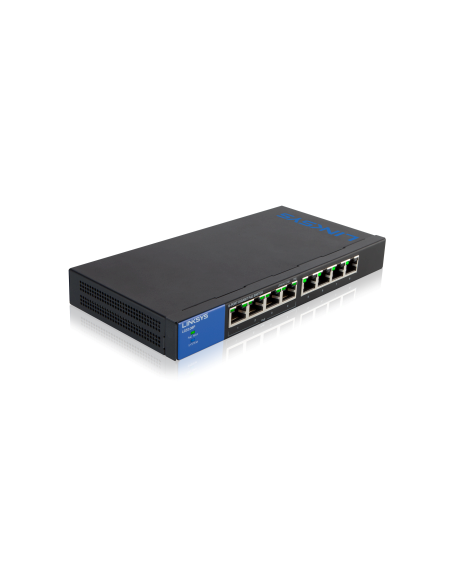 Switch Linksys LGS108P 8 Puertos Gigabit 4 PoE+ 50W