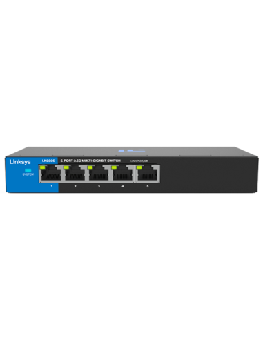 Switch Linksys LN2305 5 Puertos 2.5GbE No Administrable