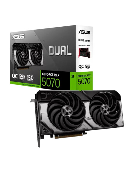 Tarjeta de Video ASUS RTX 5070 DUAL 12GB OC