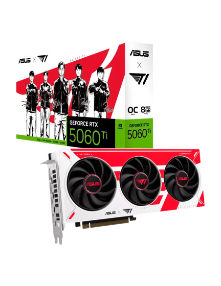 Tarjeta de Video ASUS X T1 RTX 5060 TI Gaming 8GB OC