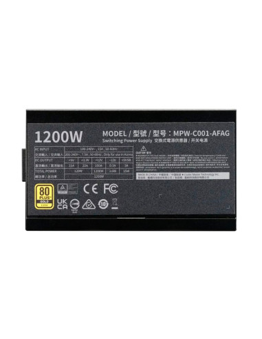 Fuente de Poder CoolerMaster Elite GOLD 1200W