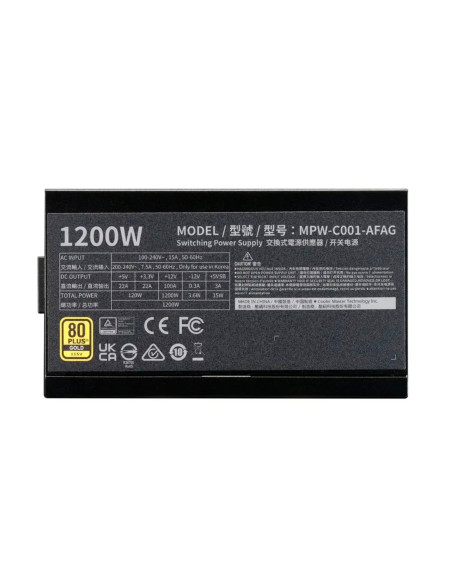 Fuente de Poder CoolerMaster Elite GOLD 1200W