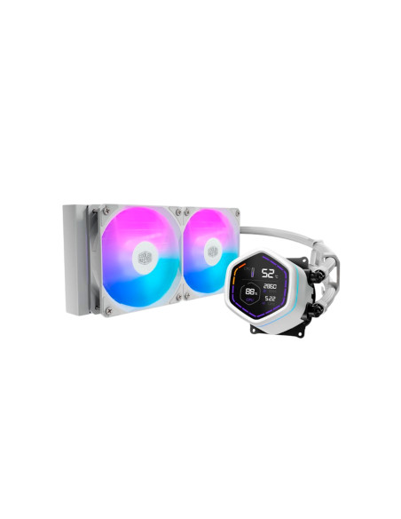 Refrigeracion AIO MasterLiquid Core Nex Digital 240 ARGB WHITE